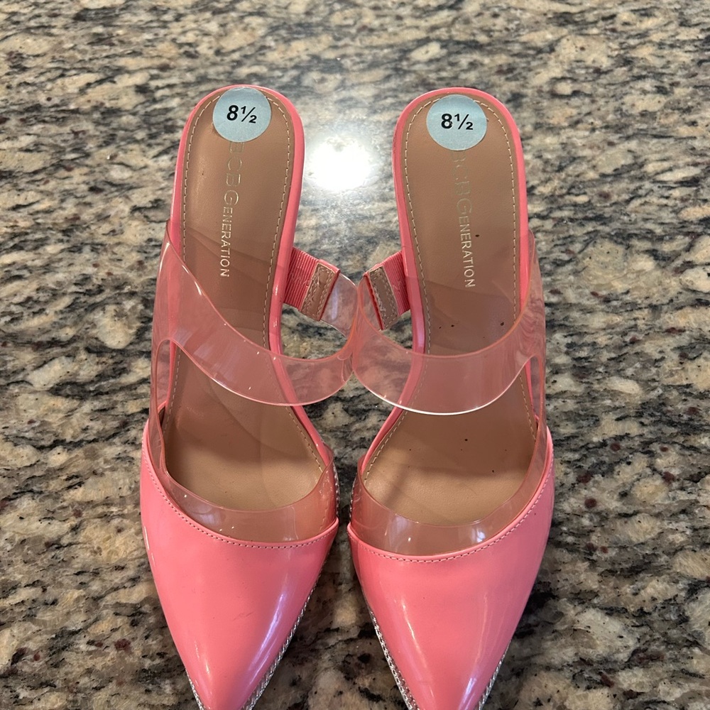 BCBGeneration Pink Stiletto Heels